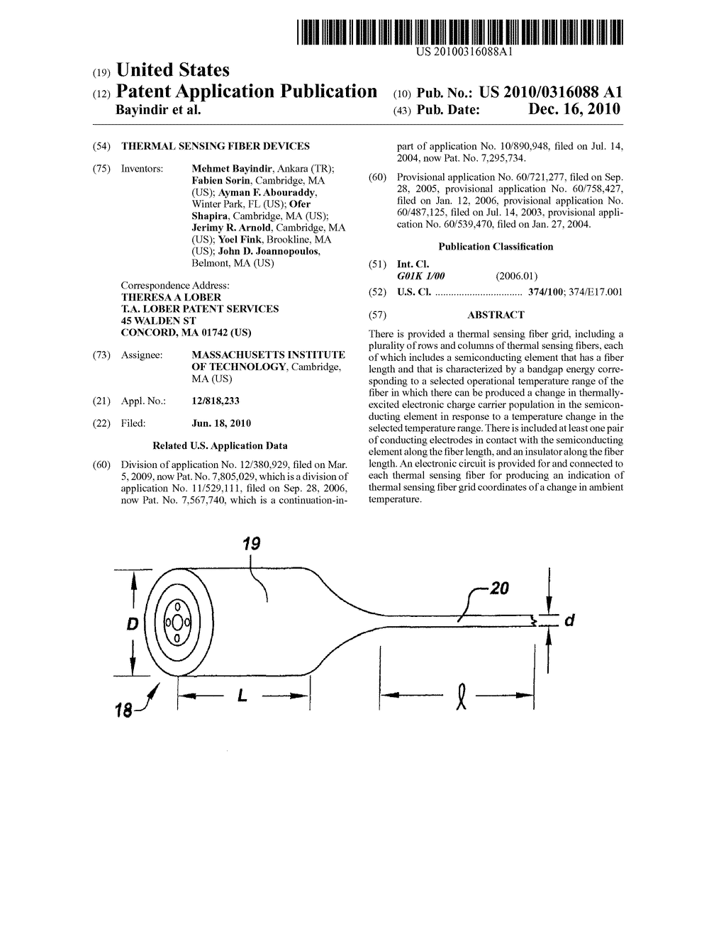 Thermal Sensing Fiber Devices - diagram, schematic, and image 01