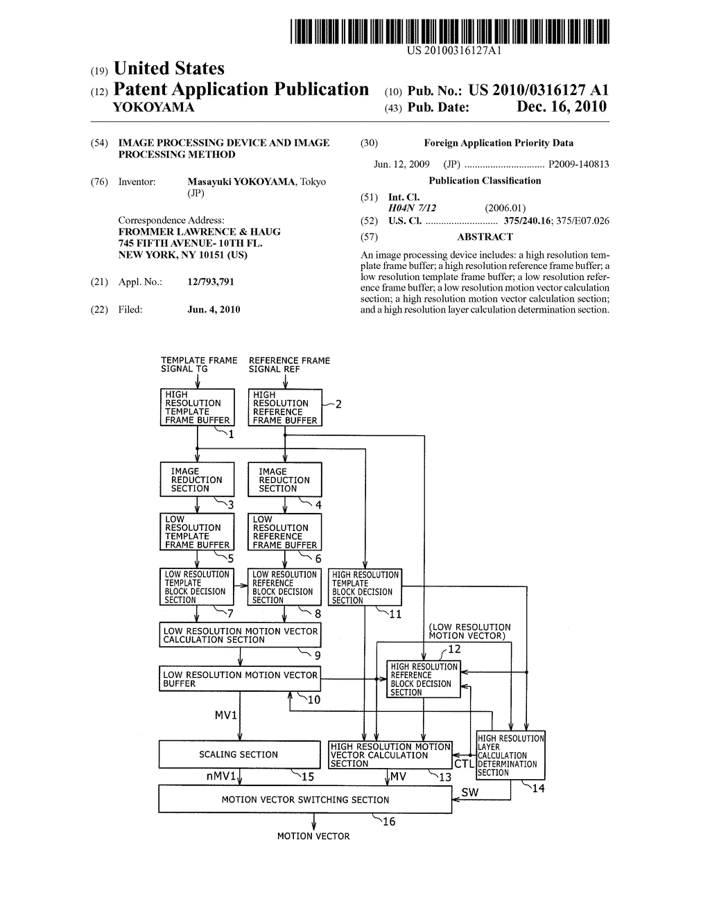 IMAGE PROCESSING DEVICE AND IMAGE PROCESSING METHOD - diagram, schematic, and image 01