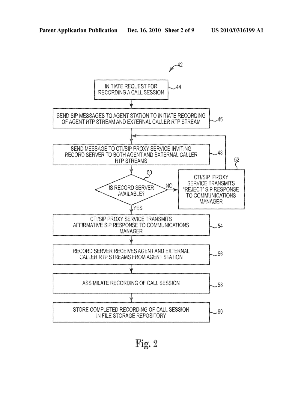 DISTRIBUTED RECORD SERVER ARCHITECTURE FOR RECORDING CALL SESSIONS OVER A VOIP NETWORK - diagram, schematic, and image 03