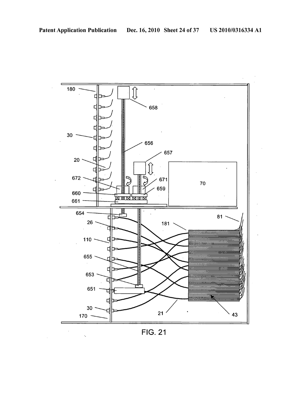 SCALABLE AND MODULAR AUTOMATED FIBER OPTIC CROSS-CONNECT SYSTEMS - diagram, schematic, and image 25