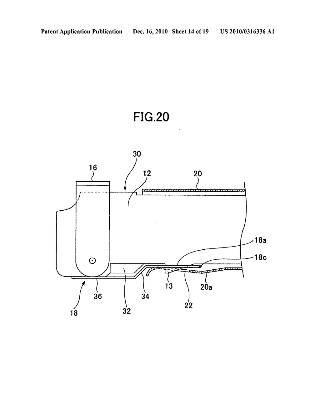 Optical module having an engaging protrusion - diagram, schematic, and image 15