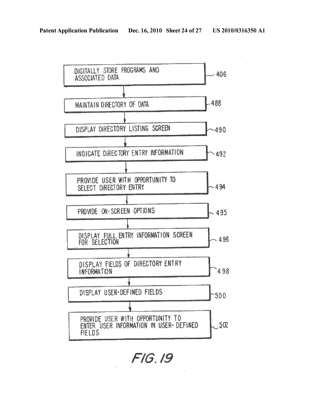 PROGRAM GUIDE WITH A DIGITAL STORAGE DEVICE - diagram, schematic, and image 25