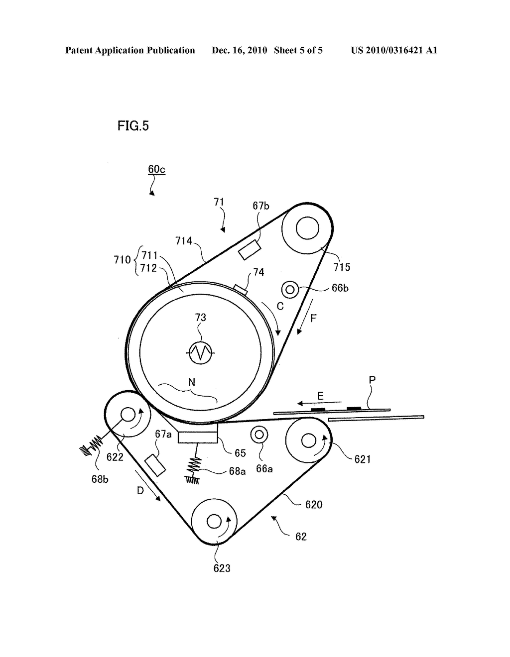 FIXING DEVICE, IMAGE FORMING APPARATUS AND METHOD OF CONTROLLING FIXING DEVICE - diagram, schematic, and image 06