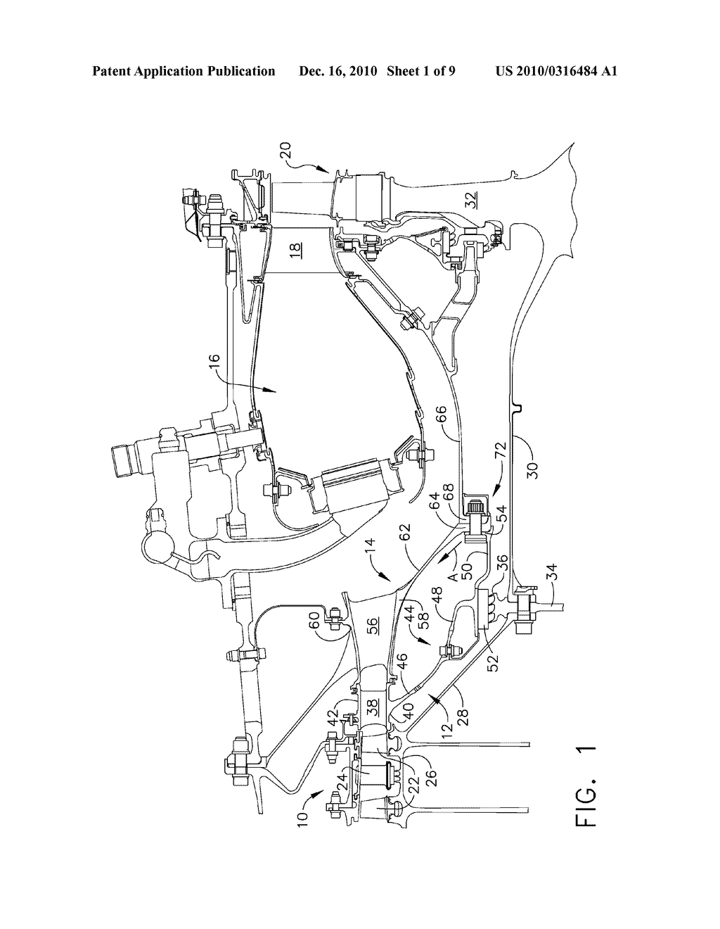 MECHANICAL JOINT FOR A GAS TURBINE ENGINE - diagram, schematic, and image 02
