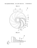 METHOD OF MANUFACTURING IMPELLER OF CENTRIFUGAL ROTARY MACHINE AND IMPELLER OF CENTRIFUGAL ROTARY MACHINE diagram and image