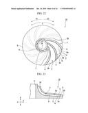 METHOD OF MANUFACTURING IMPELLER OF CENTRIFUGAL ROTARY MACHINE AND IMPELLER OF CENTRIFUGAL ROTARY MACHINE diagram and image