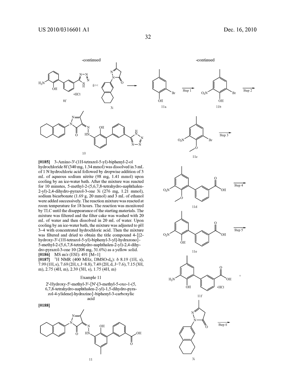 BICYCLO-SUBSTITUTED PYRAZOLON AZO DERIVATIVES, PREPARATION PROCESS AND PHARMACEUTICAL USE THEREOF - diagram, schematic, and image 33