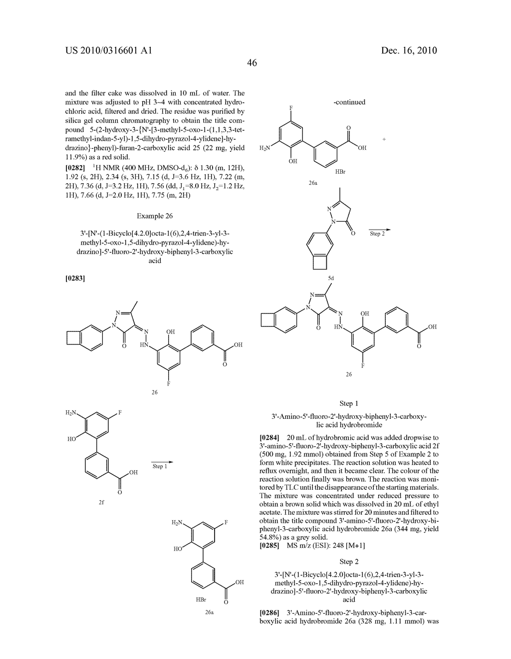 BICYCLO-SUBSTITUTED PYRAZOLON AZO DERIVATIVES, PREPARATION PROCESS AND PHARMACEUTICAL USE THEREOF - diagram, schematic, and image 47