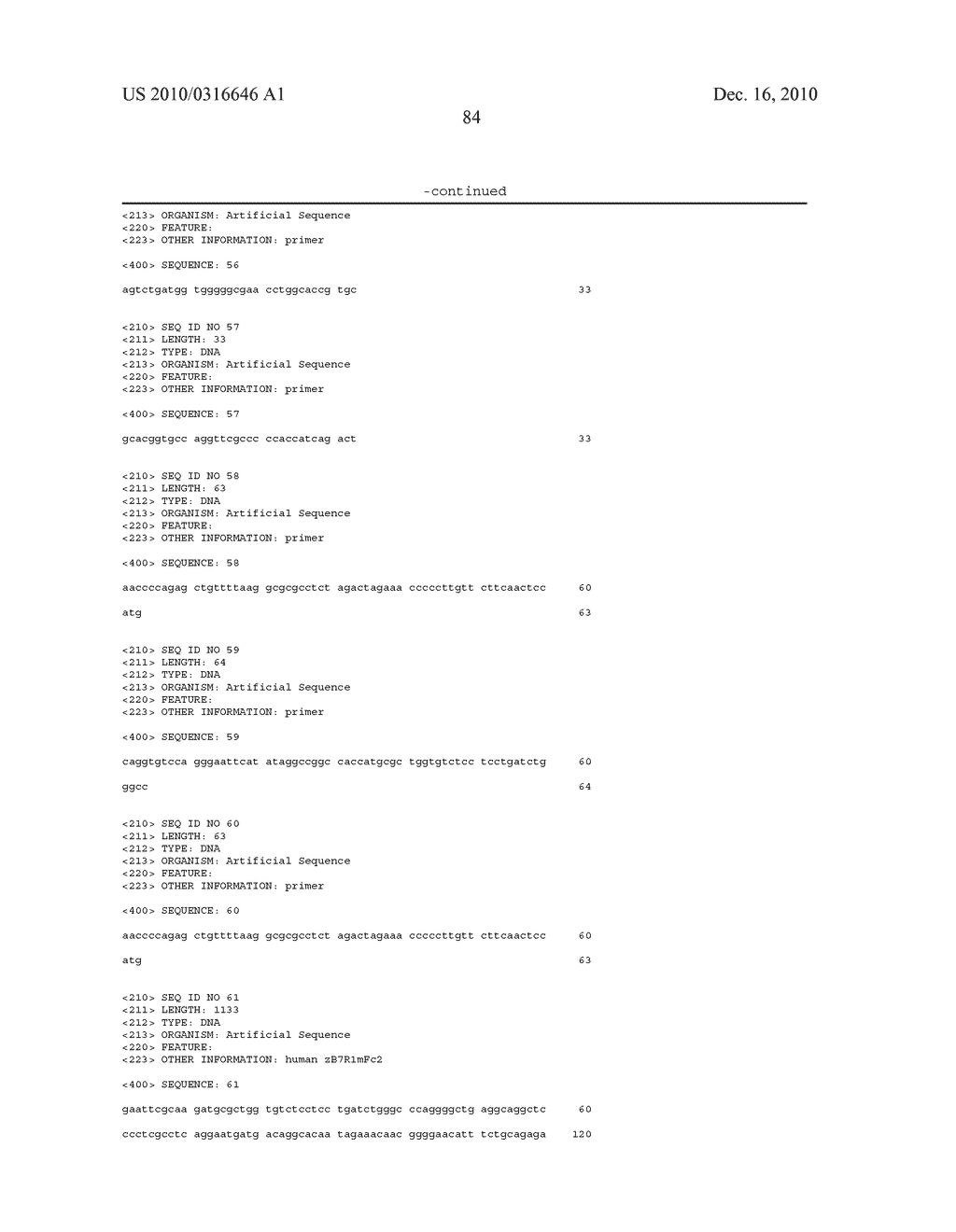 COMPOSITIONS AND METHODS FOR MODULATING IMMUNE RESPONSES - diagram, schematic, and image 85