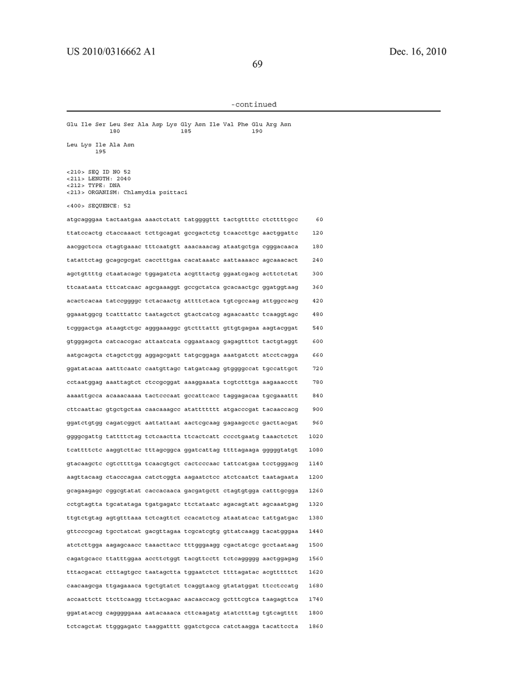 Methods and Compositions for Vaccination Comprising Nucleic Acid and/or Polypeptide Sequences of Chlamydia - diagram, schematic, and image 78