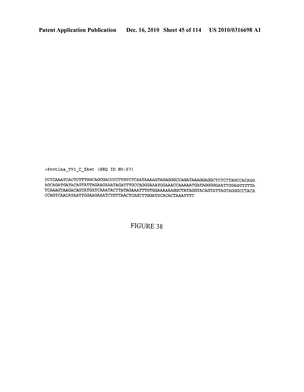 POLYNUCLEOTIDES ENCODING ANTIGENIC HIV TYPE C POLYPEPTIDES, POLYPEPTIDES AND USES THEREOF - diagram, schematic, and image 46