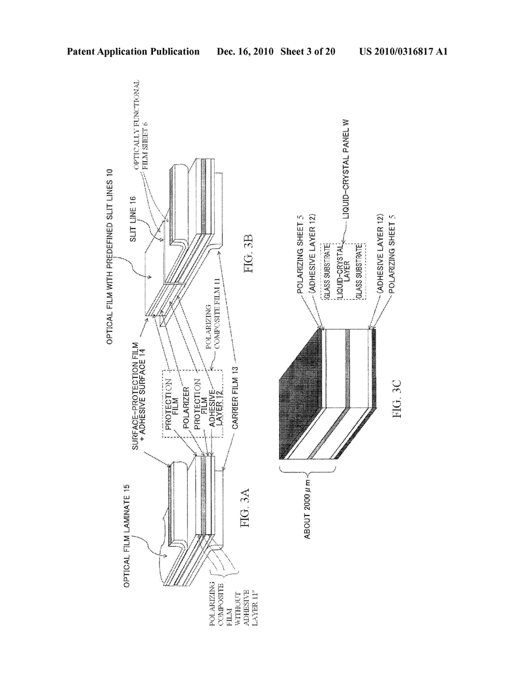 CONTINUOUS WEB OF OPTICAL FILM LAMINATE WITH PREDEFINED SLIT LINES, AND METHOD AND SYSTEM FOR MANUFACTURING THE SAME - diagram, schematic, and image 04