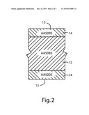 Sheet product having an outer surface optimized for anodization diagram and image