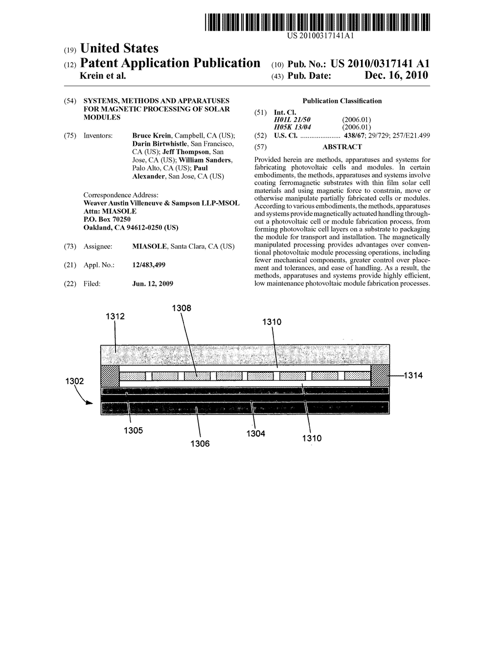 SYSTEMS, METHODS AND APPARATUSES FOR MAGNETIC PROCESSING OF SOLAR MODULES - diagram, schematic, and image 01