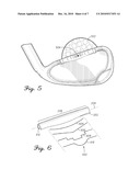 GOLF CLUB HEAD HAVING A HOLLOW RAIL MEMBER diagram and image