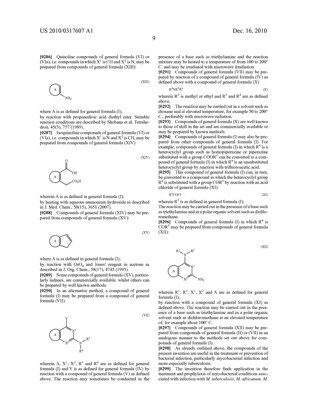 USE OF COMPOUNDS FOR PREPARING ANTI-TUBERCULOSIS AGENTS - diagram, schematic, and image 10