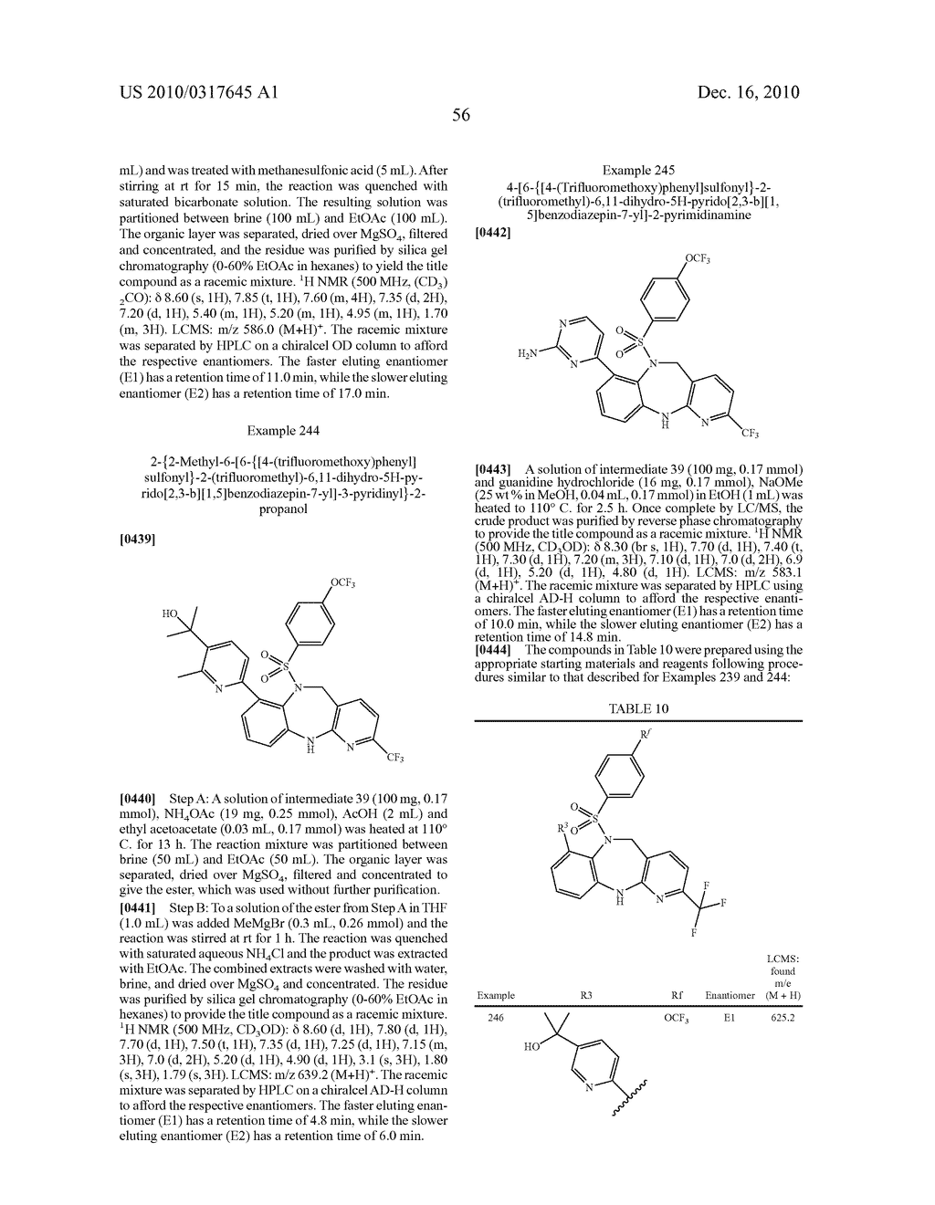 SUBSTITUTED DIAZEPINE SULFONAMIDES AS BOMBESIN RECEPTOR SUBTYPE-1 MODULATORS - diagram, schematic, and image 57