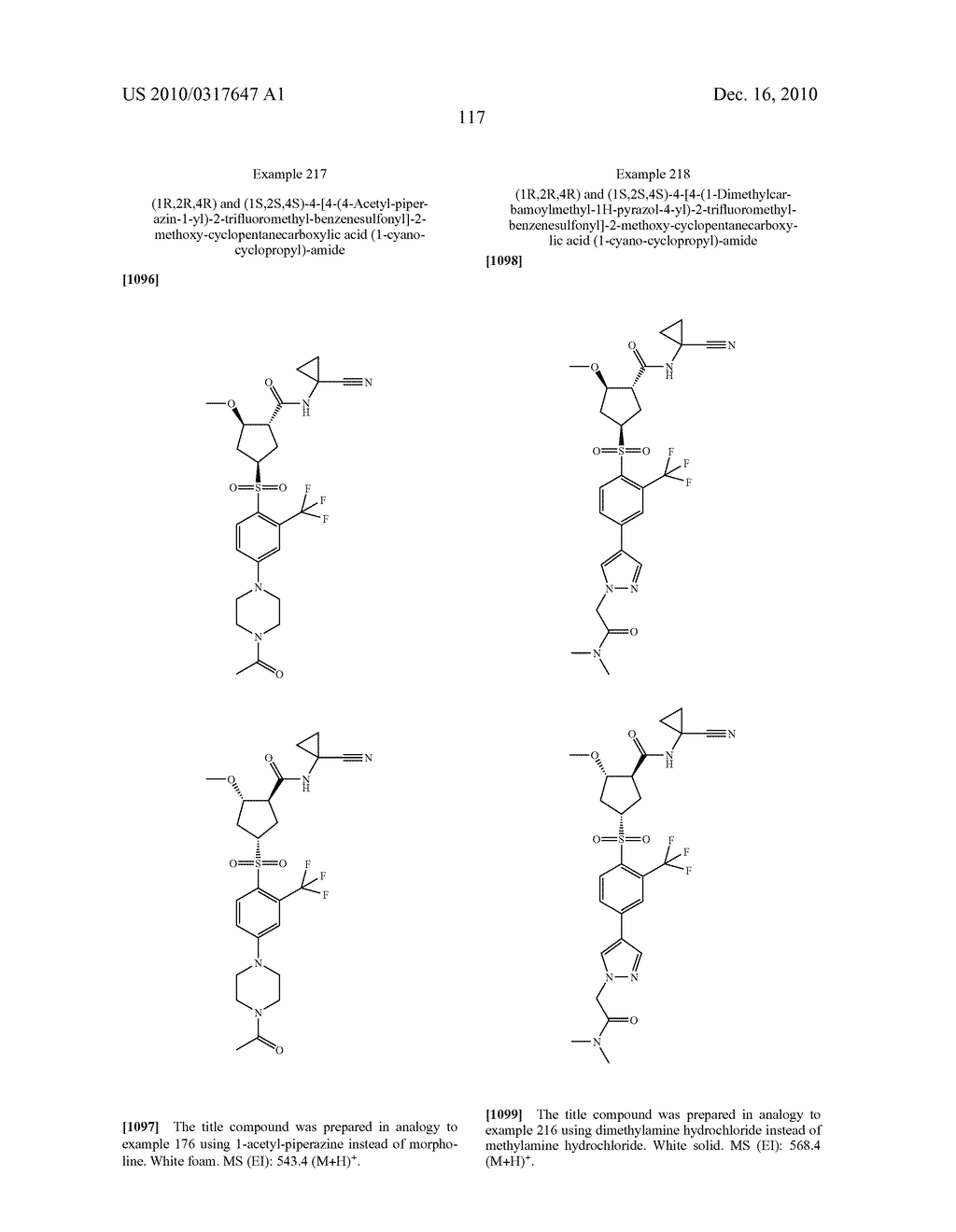 NOVEL CYCLOPENTANE DERIVATIVES - diagram, schematic, and image 118