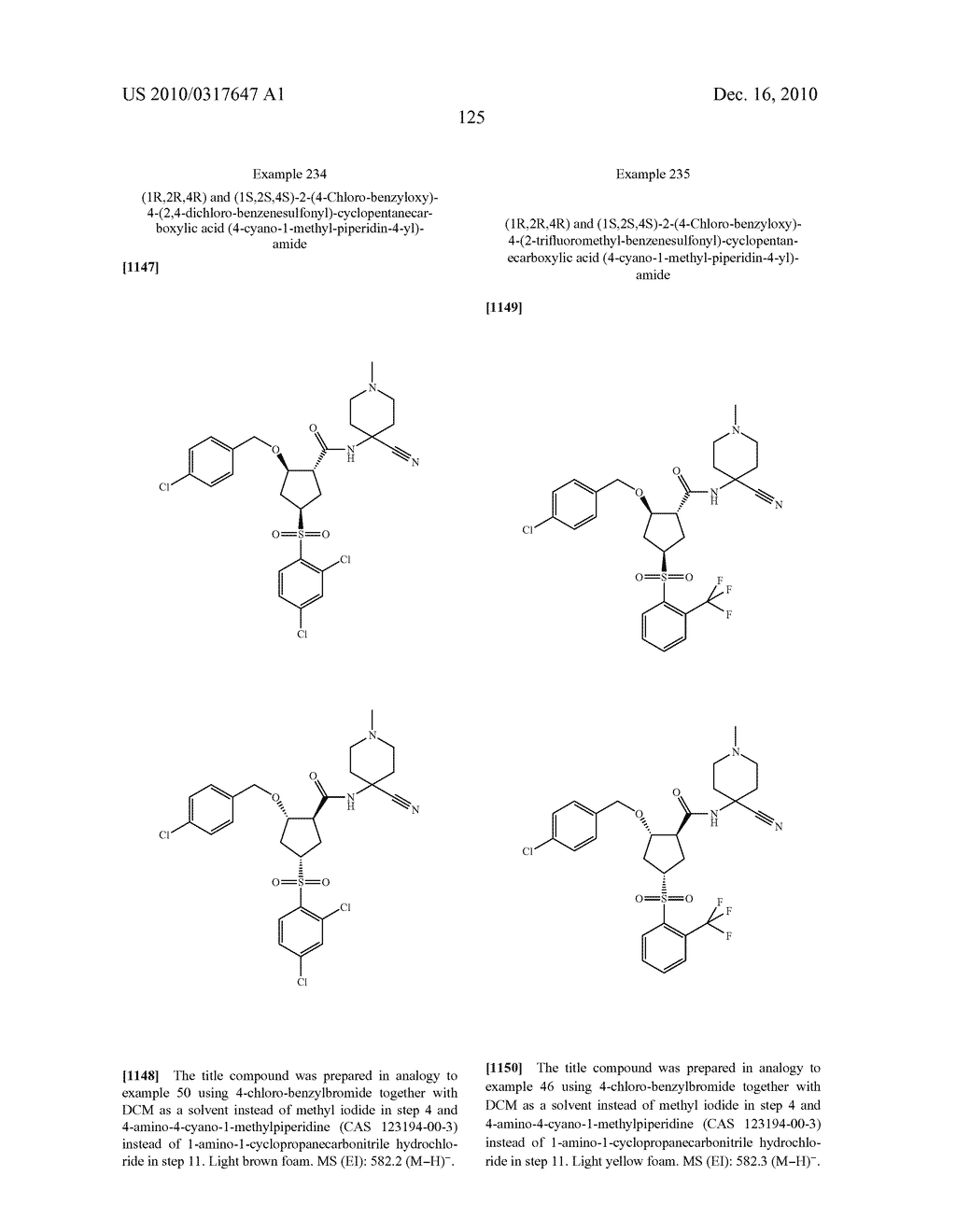 NOVEL CYCLOPENTANE DERIVATIVES - diagram, schematic, and image 126