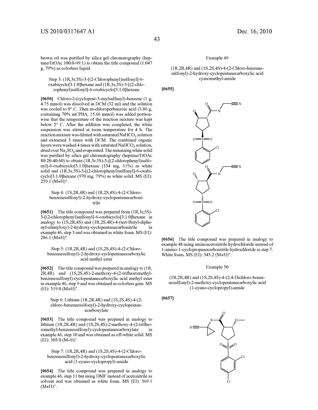 NOVEL CYCLOPENTANE DERIVATIVES - diagram, schematic, and image 44