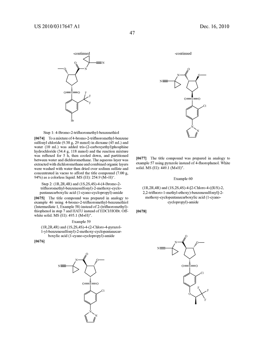 NOVEL CYCLOPENTANE DERIVATIVES - diagram, schematic, and image 48