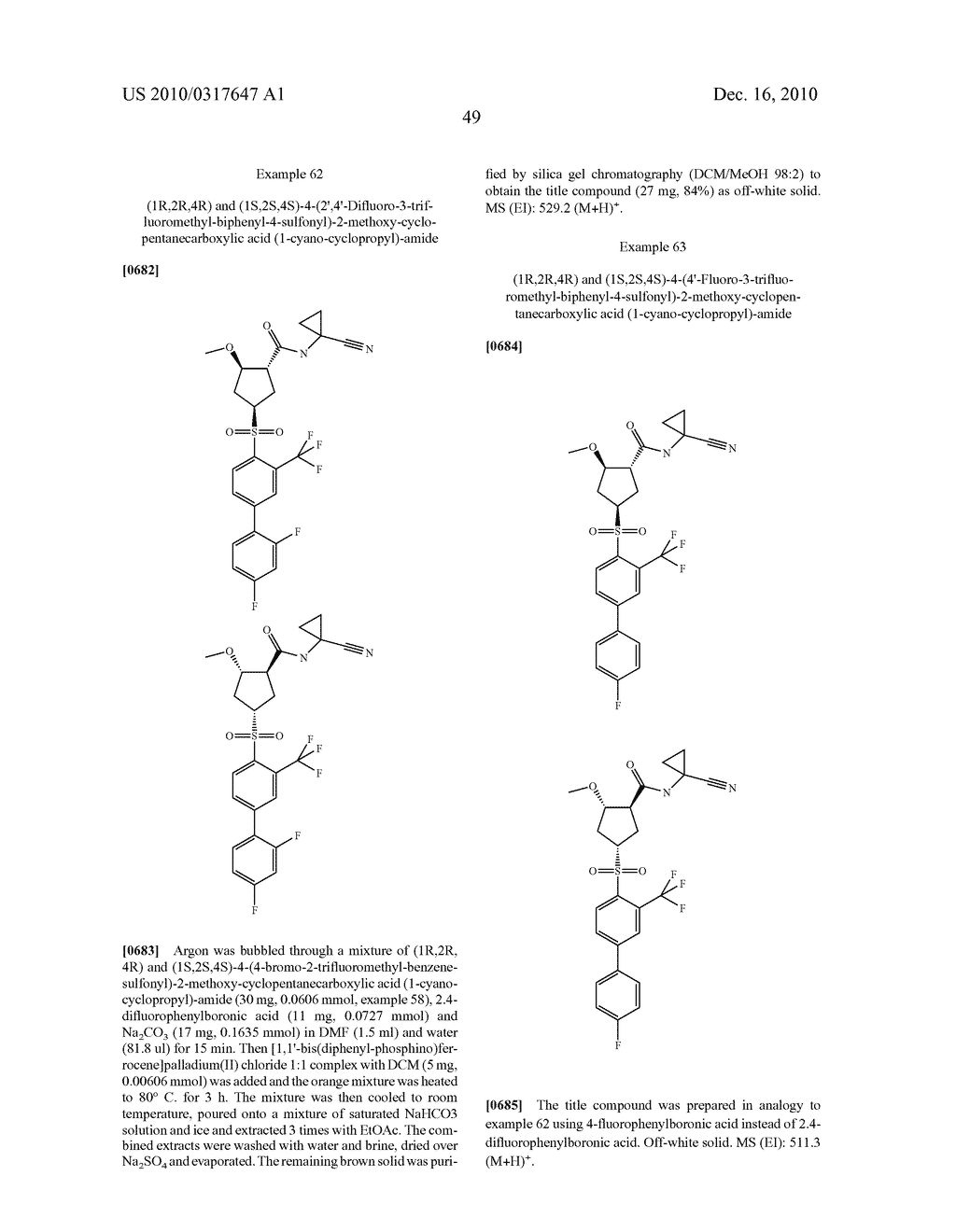 NOVEL CYCLOPENTANE DERIVATIVES - diagram, schematic, and image 50