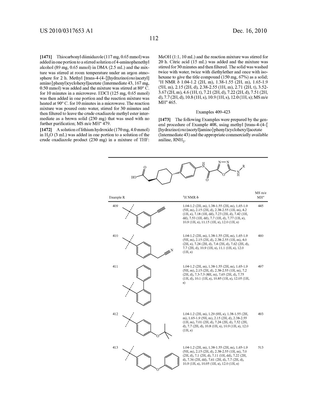 OXADIAZOLE DERIVATIVES AS DGAT INHIBITORS - diagram, schematic, and image 113