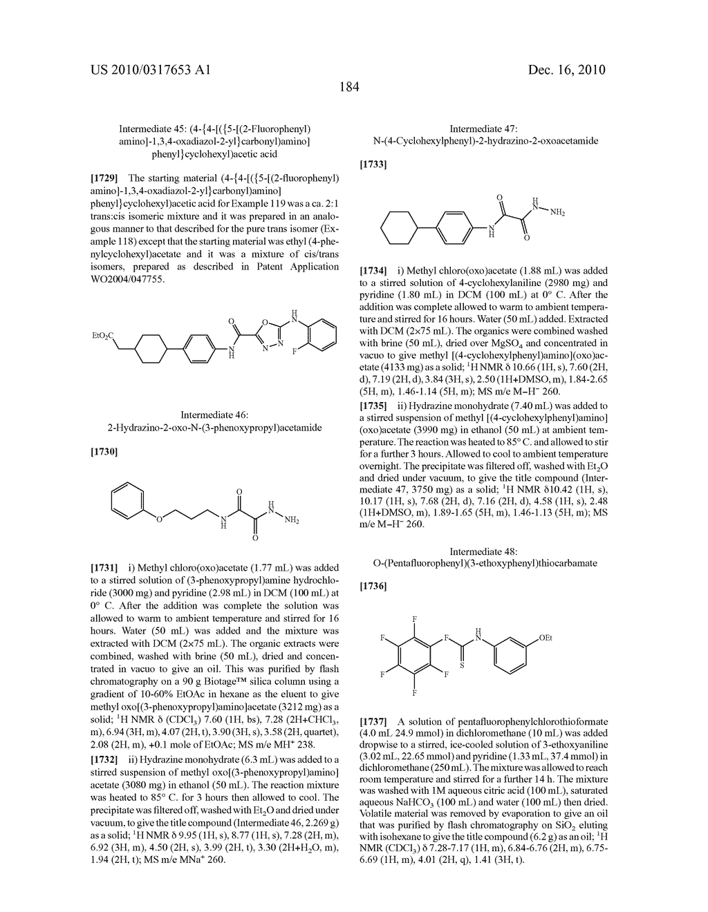 OXADIAZOLE DERIVATIVES AS DGAT INHIBITORS - diagram, schematic, and image 185