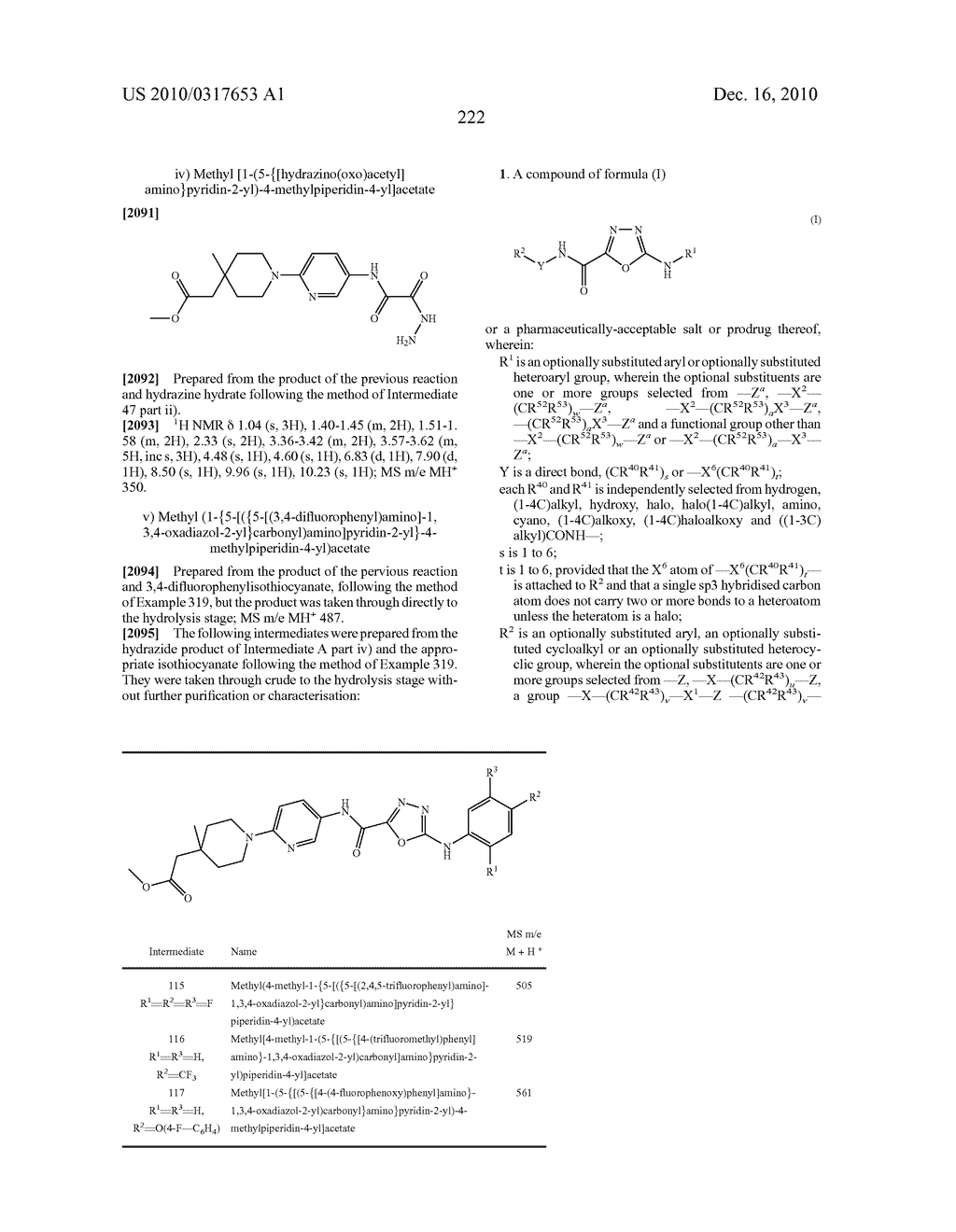 OXADIAZOLE DERIVATIVES AS DGAT INHIBITORS - diagram, schematic, and image 223