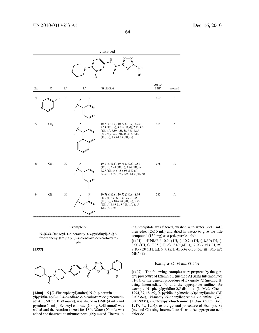 OXADIAZOLE DERIVATIVES AS DGAT INHIBITORS - diagram, schematic, and image 65