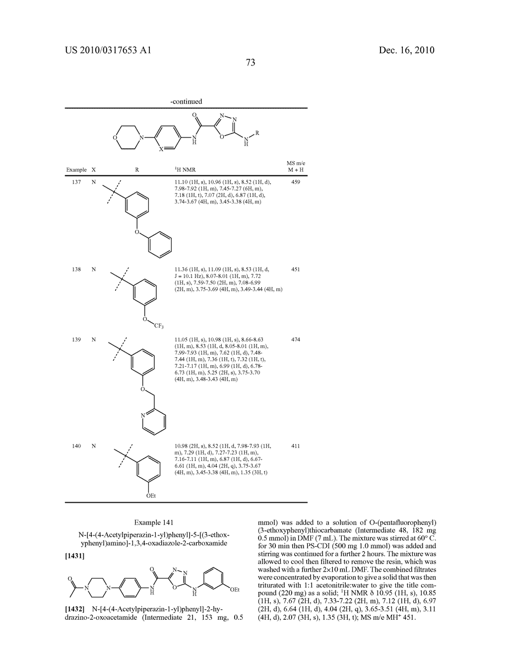 OXADIAZOLE DERIVATIVES AS DGAT INHIBITORS - diagram, schematic, and image 74