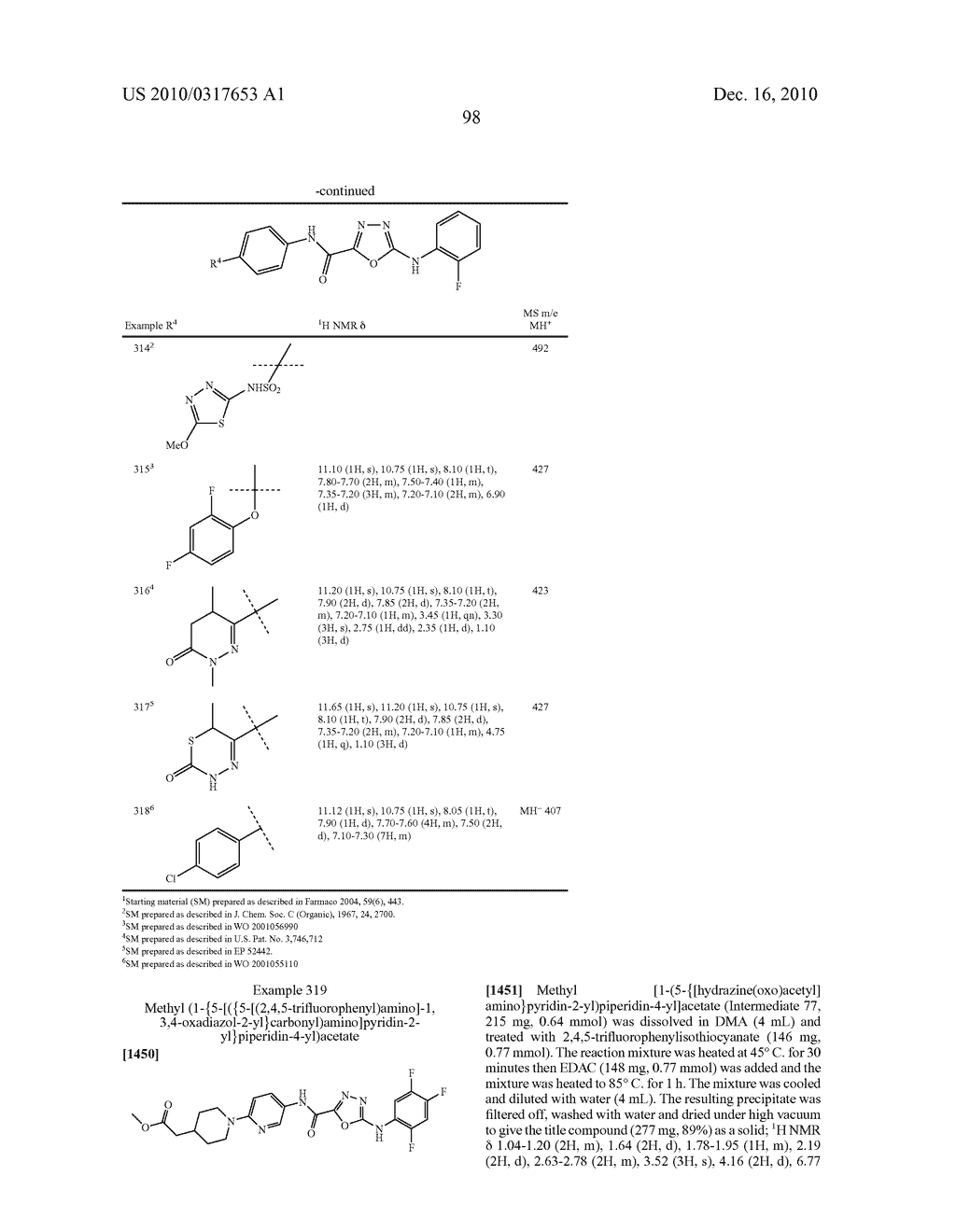 OXADIAZOLE DERIVATIVES AS DGAT INHIBITORS - diagram, schematic, and image 99