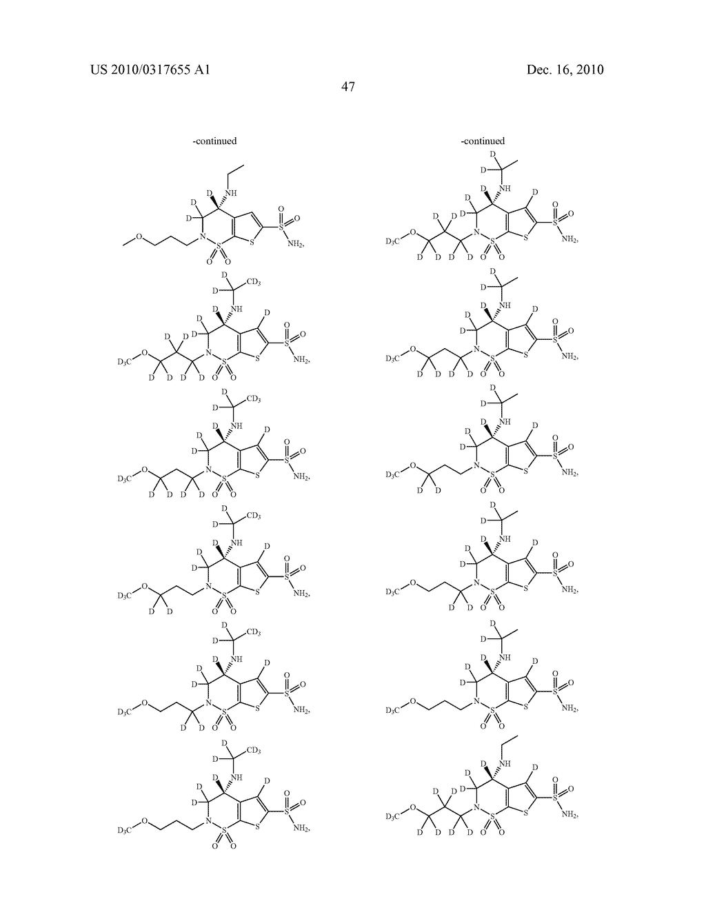 SULFONAMIDE INHIBITORS OF CARBONIC ANHYDRASE - diagram, schematic, and image 48