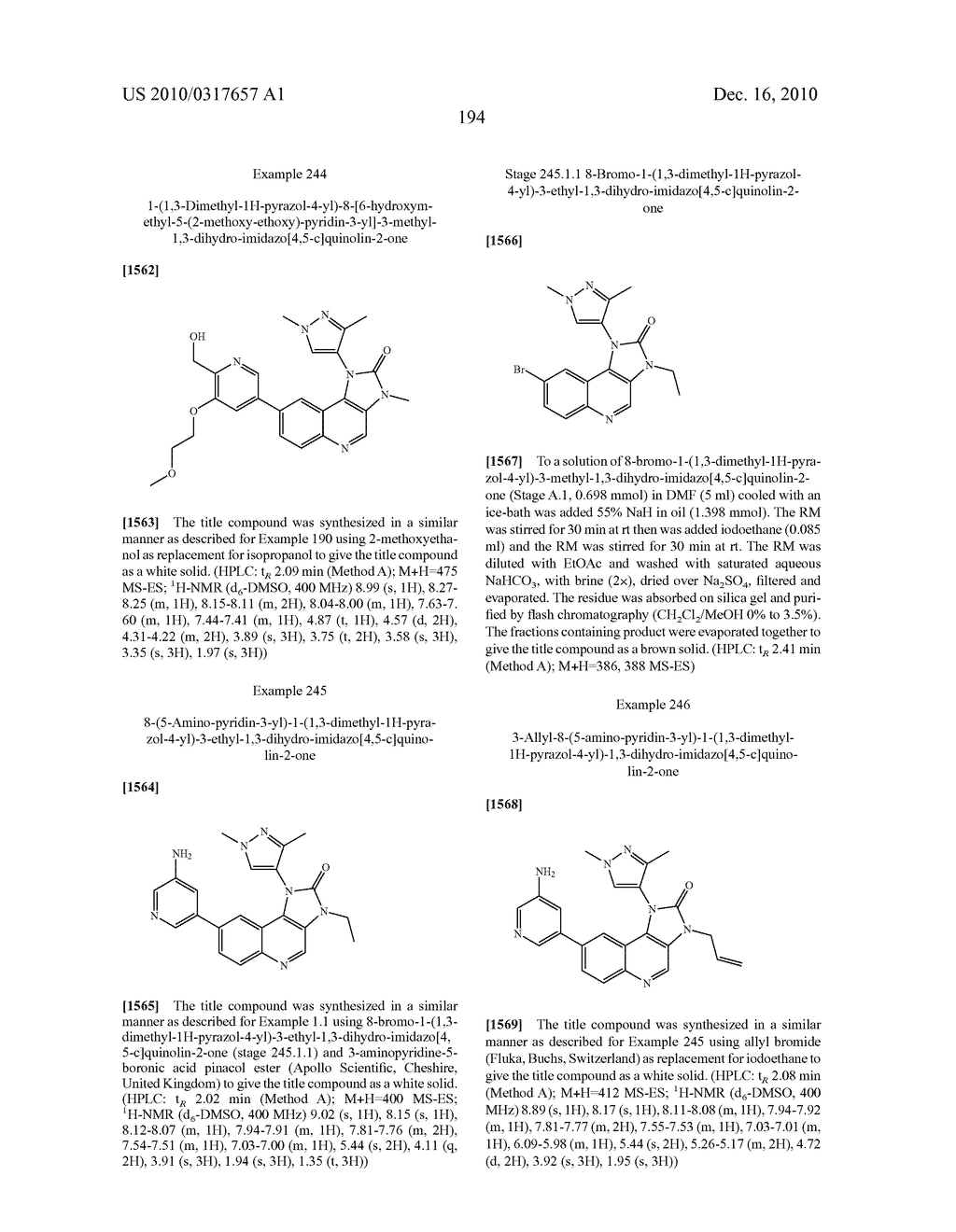 1H-IMIDAZO[4,5-c]QUINOLINONE DERIVATIVES - diagram, schematic, and image 195