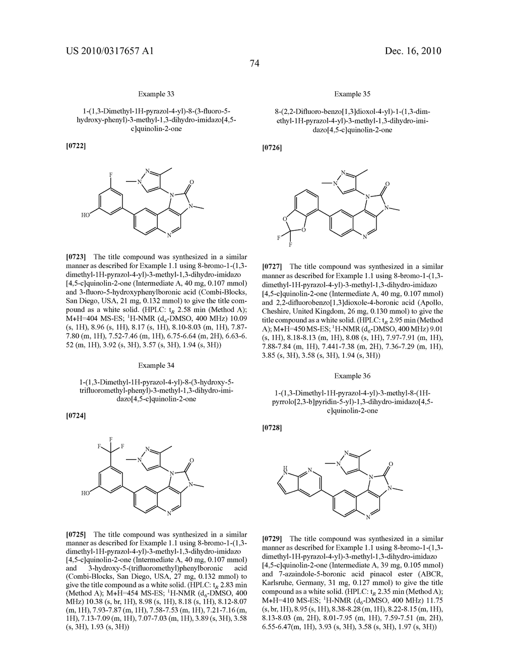 1H-IMIDAZO[4,5-c]QUINOLINONE DERIVATIVES - diagram, schematic, and image 75