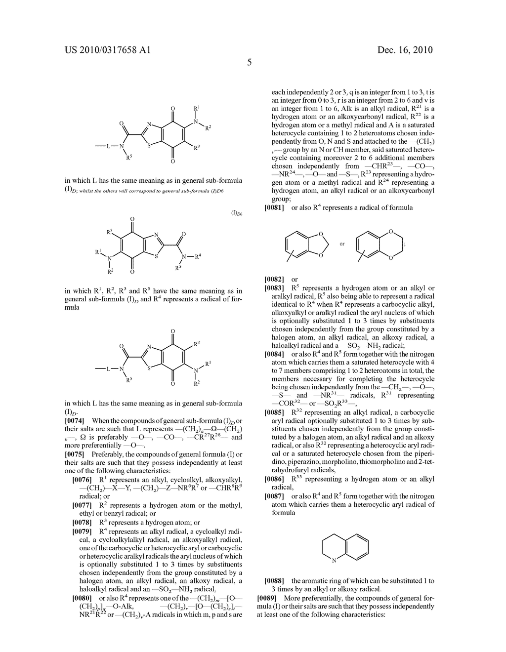 4,7-Dioxobenzothiazole-2-Carboxamide Derivatives, Their Preparation And Their Therapeutic Uses - diagram, schematic, and image 06