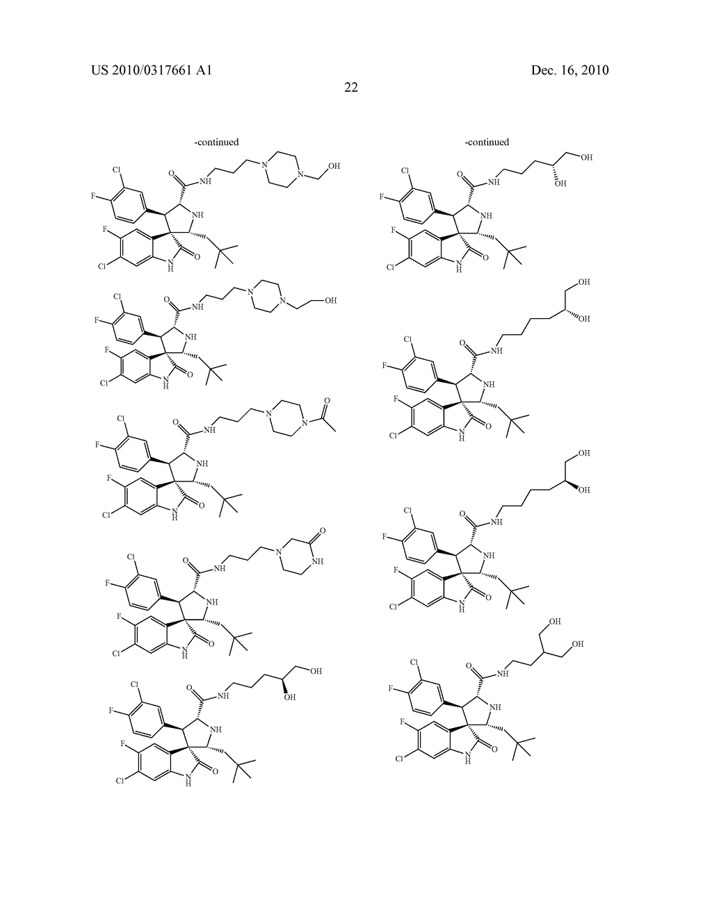 SMALL MOLECULE INHIBITORS OF MDM2 AND THE USES THEREOF - diagram, schematic, and image 23
