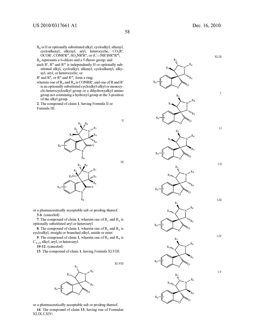 SMALL MOLECULE INHIBITORS OF MDM2 AND THE USES THEREOF - diagram, schematic, and image 59