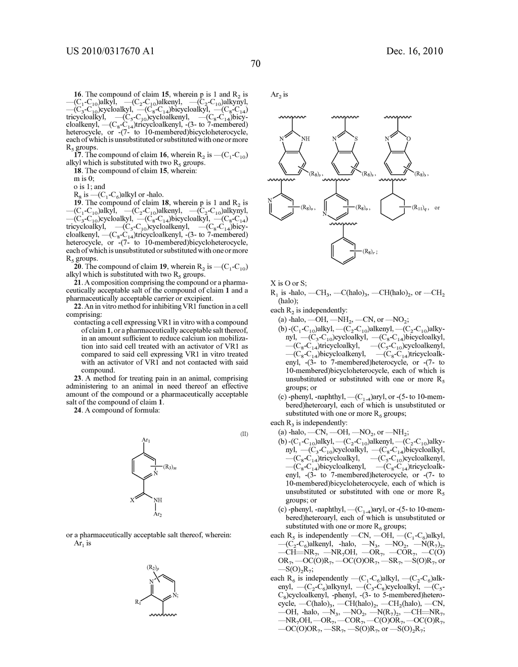 THERAPEUTIC AGENTS USEFUL FOR TREATING PAIN - diagram, schematic, and image 71