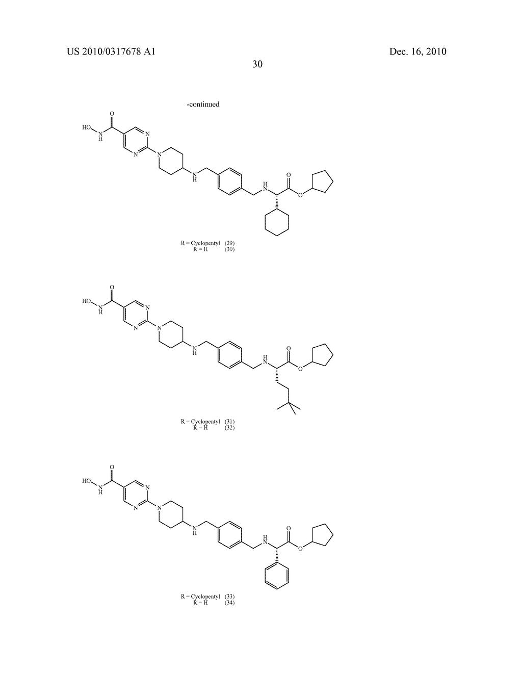 HYDROXAMATES AS INHIBITORS OF HISTONE DEACETYLASE - diagram, schematic, and image 31