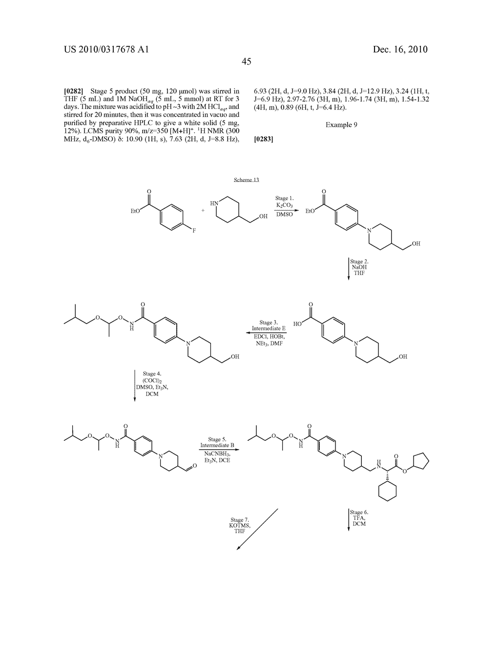 HYDROXAMATES AS INHIBITORS OF HISTONE DEACETYLASE - diagram, schematic, and image 46