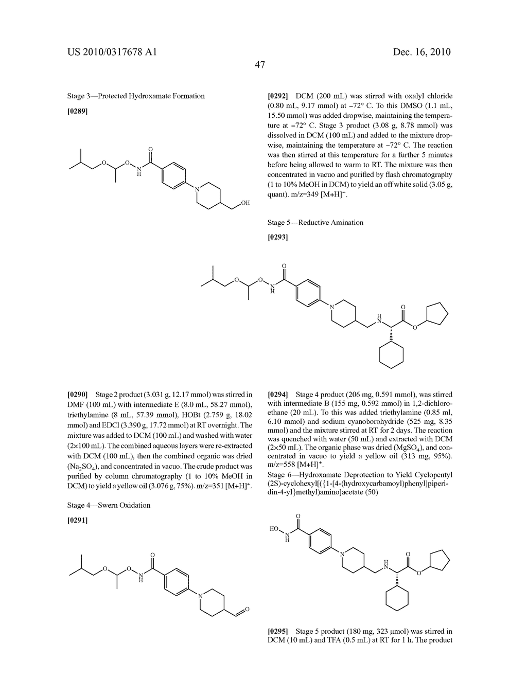 HYDROXAMATES AS INHIBITORS OF HISTONE DEACETYLASE - diagram, schematic, and image 48