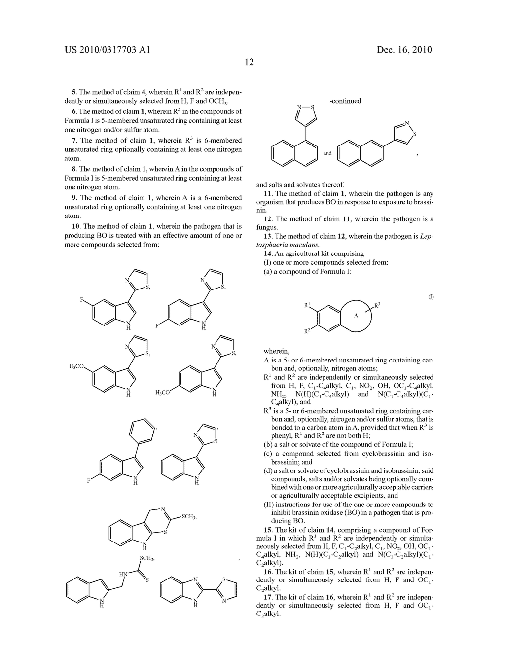 METHOD FOR INHIBITING BRASSININ OXIDASE - diagram, schematic, and image 13