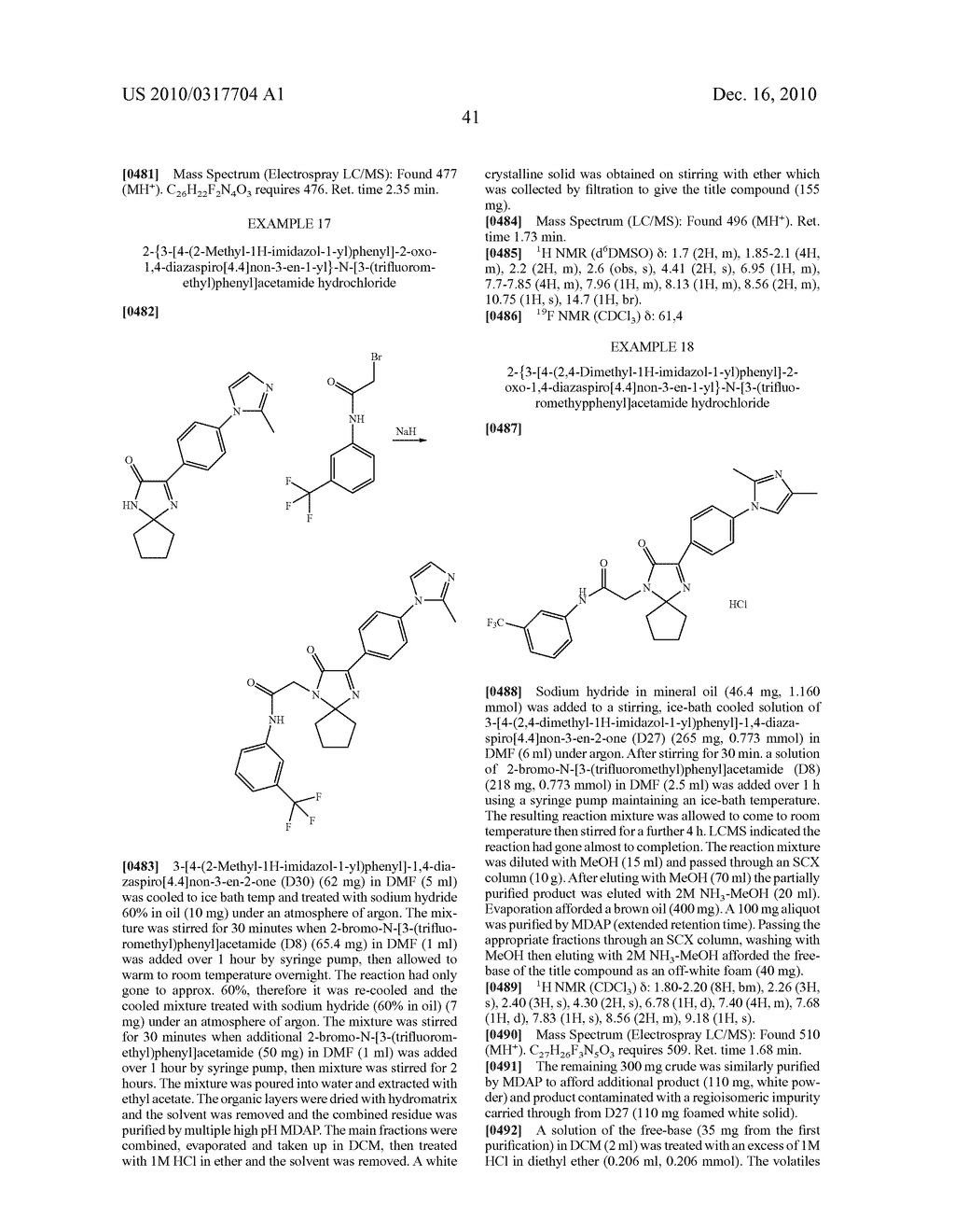 SPIRO-CONDENSED IMIDAZOLONE DERIVATIVES INHIBITING THE GLYCINE TRANSPORTER - diagram, schematic, and image 42