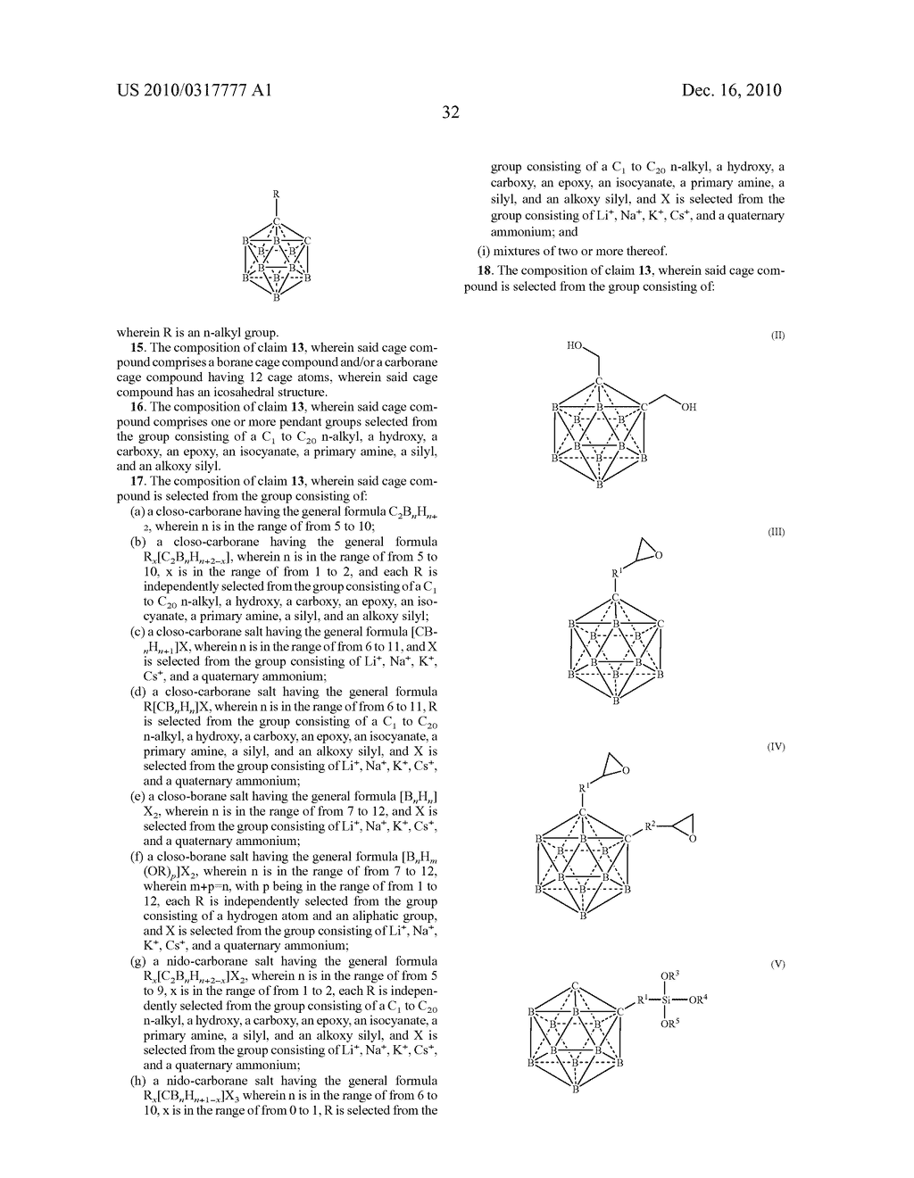 COMPOSITIONS CONTAINING BORANE OR CARBORANE CAGE COMPOUNDS AND RELATED APPLICATIONS - diagram, schematic, and image 47