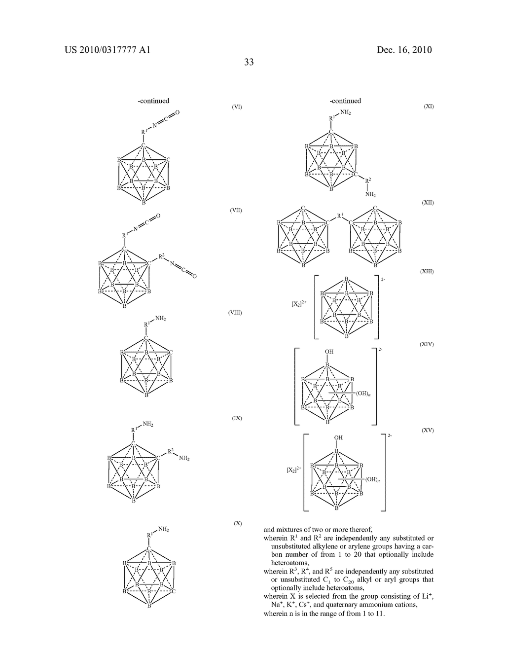 COMPOSITIONS CONTAINING BORANE OR CARBORANE CAGE COMPOUNDS AND RELATED APPLICATIONS - diagram, schematic, and image 48