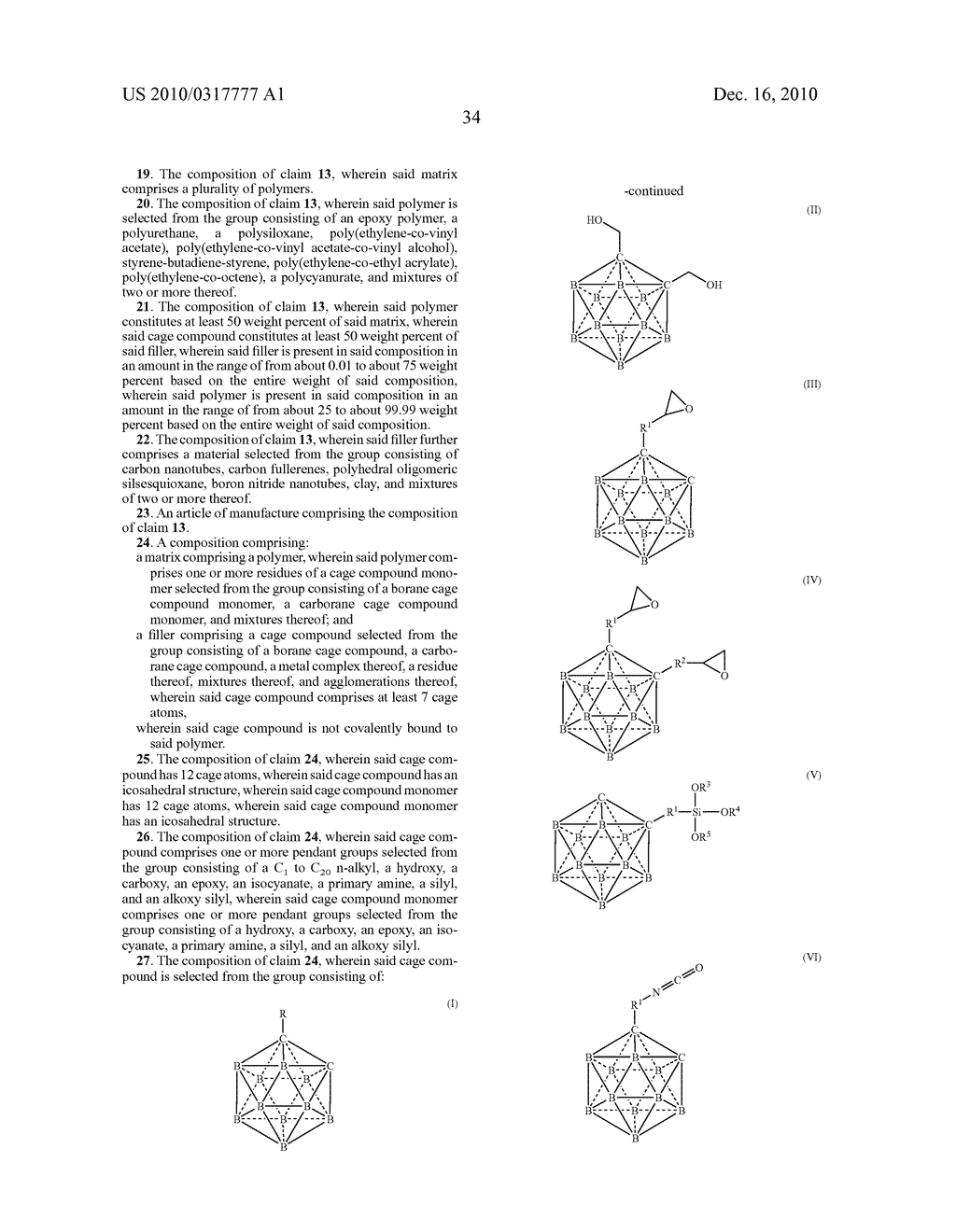 COMPOSITIONS CONTAINING BORANE OR CARBORANE CAGE COMPOUNDS AND RELATED APPLICATIONS - diagram, schematic, and image 49