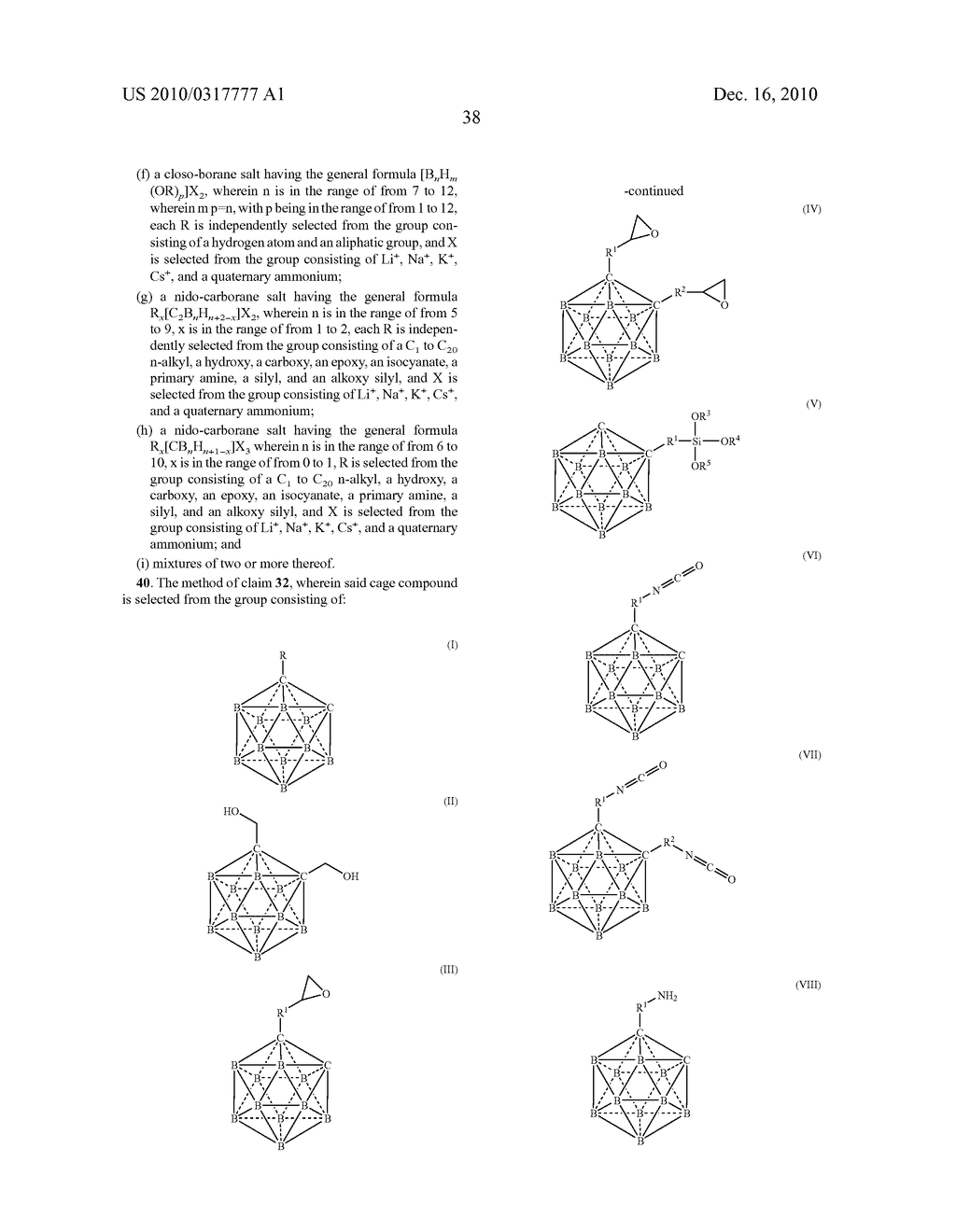 COMPOSITIONS CONTAINING BORANE OR CARBORANE CAGE COMPOUNDS AND RELATED APPLICATIONS - diagram, schematic, and image 53