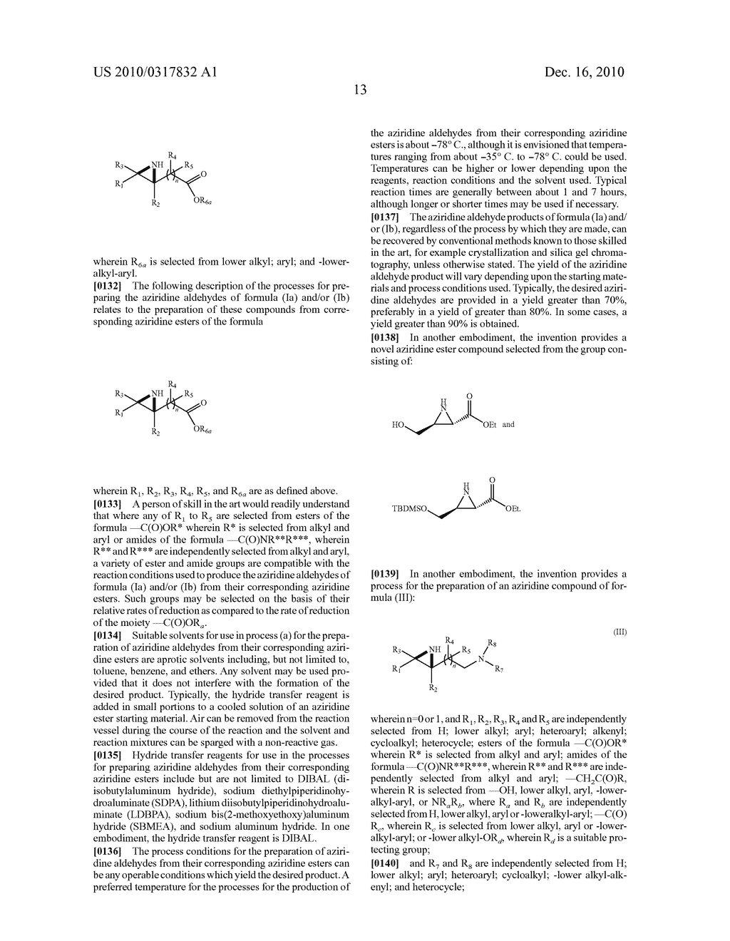 AZIRIDINE ALDEHYDES, AZIRIDINE-CONJUGATED AMINO DERIVATIVES, AZIRIDINE-CONJUGATED BIOMOLECULES AND PROCESSES FOR THEIR PREPARATION - diagram, schematic, and image 22