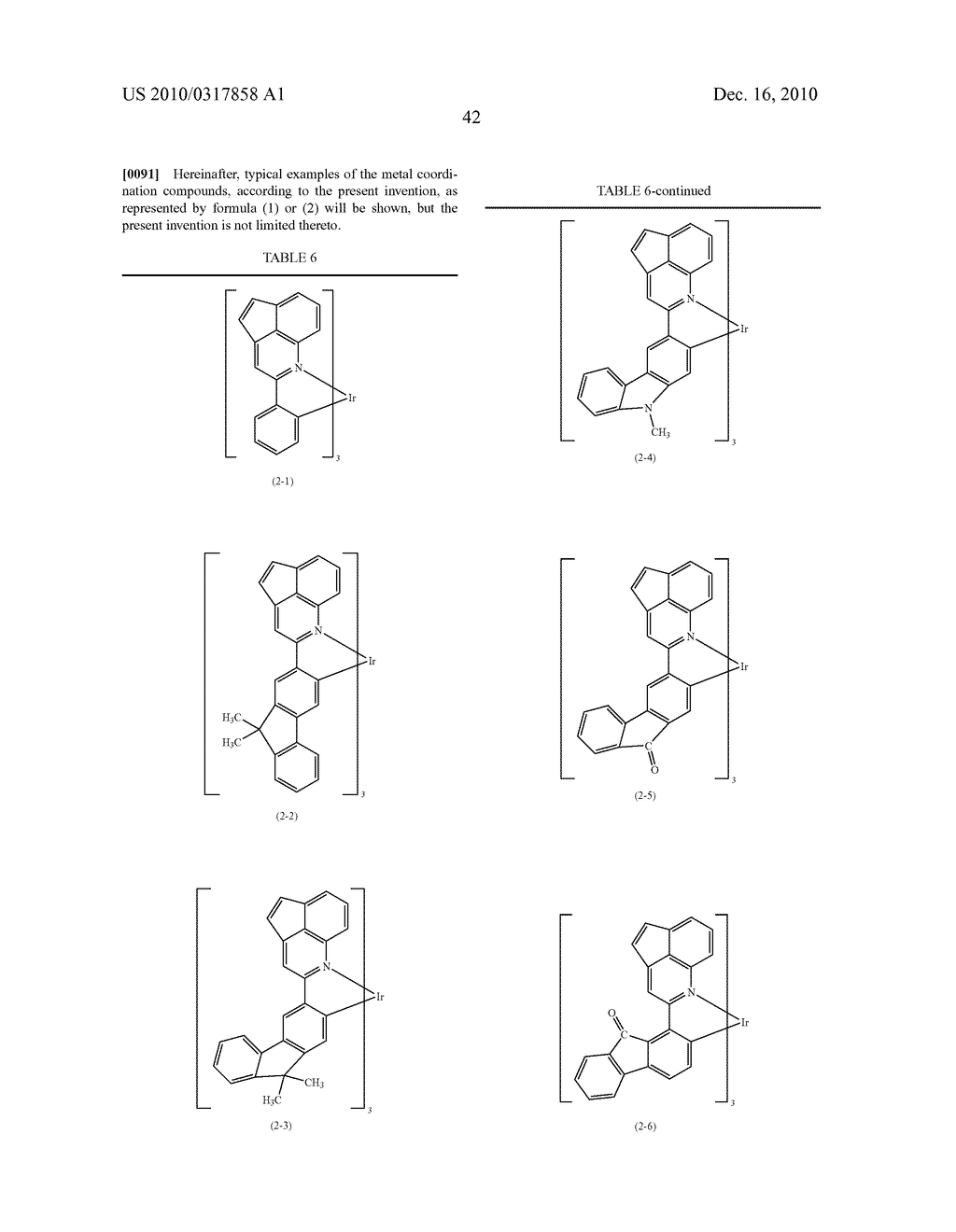 METAL COORDINATION COMPOUND AND LIGHT-EMITTING MATERIAL CONTAINING THE SAME - diagram, schematic, and image 49